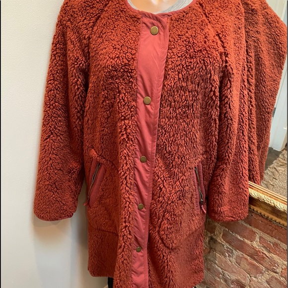 ANTHROPOLOGIE| reversible coat | m - Picture 3 of 16